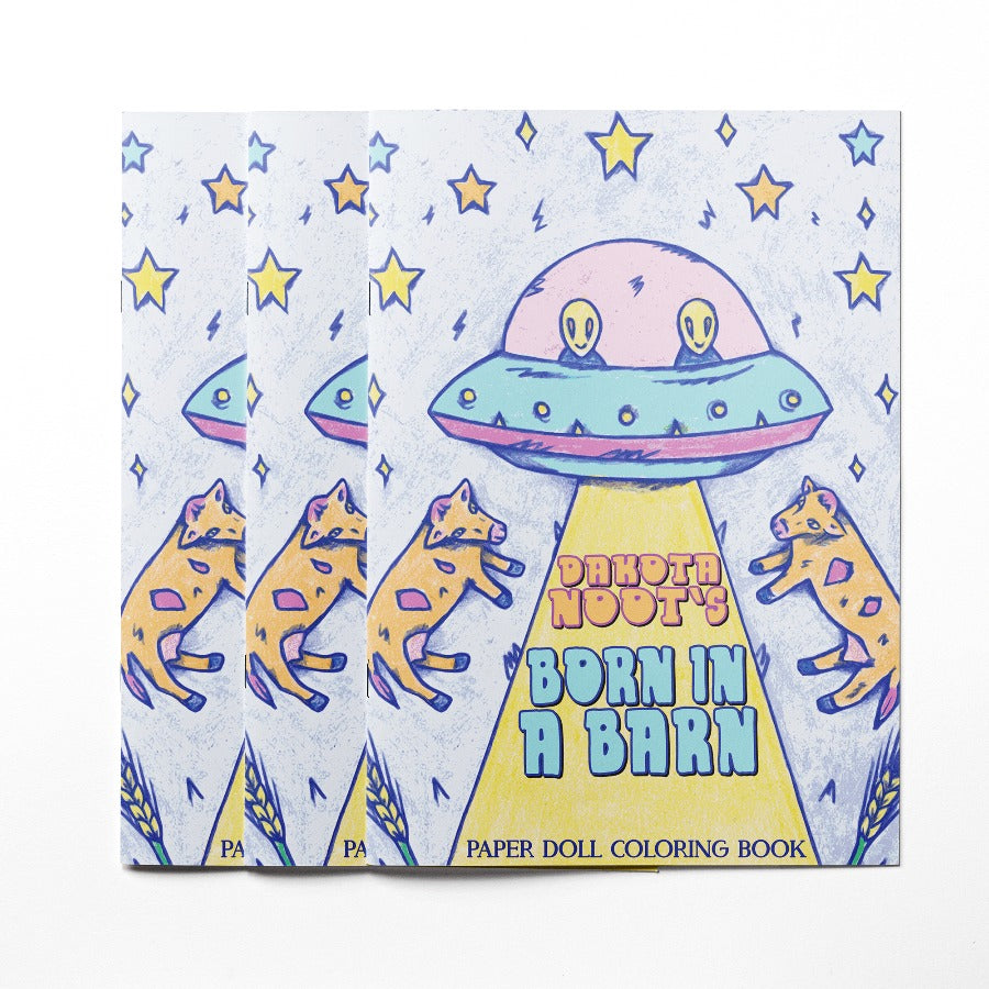 Dakota Noot's Born in a Barn Paper Doll Coloring Book image 0