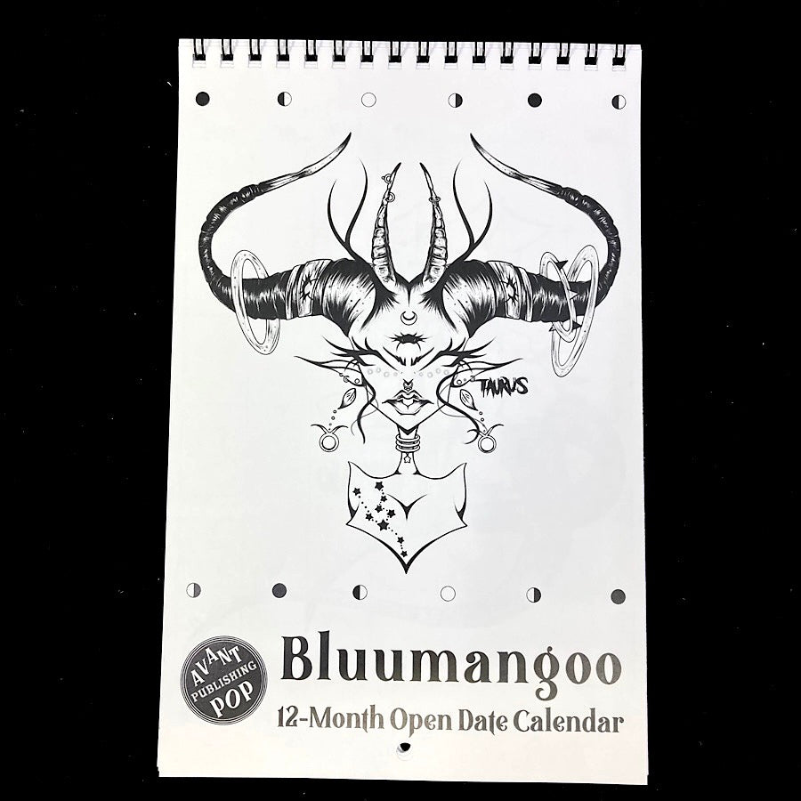 Bluumangoo 12-Month Open Date Wall Calendar image 0