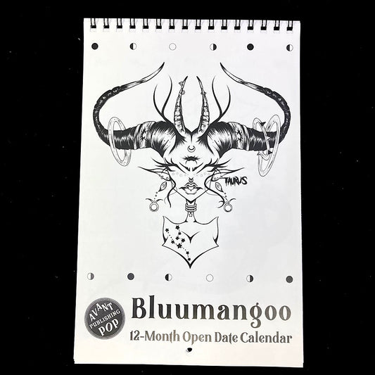 Bluumangoo 12-Month Open Date Wall Calendar image 0
