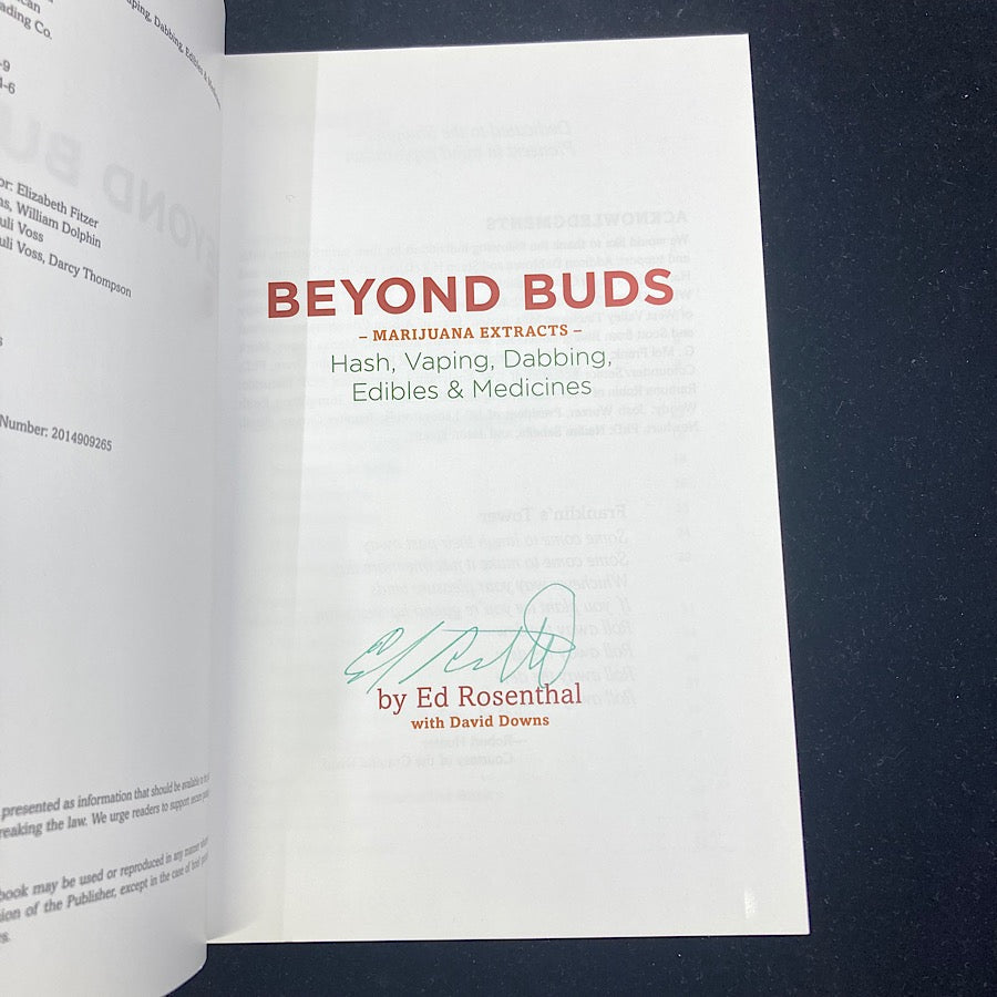 Beyond Buds: Marijuana Extracts by Ed Rosenthal image 1