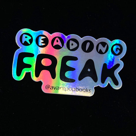 Reading Freak Holographic Sticker image 1