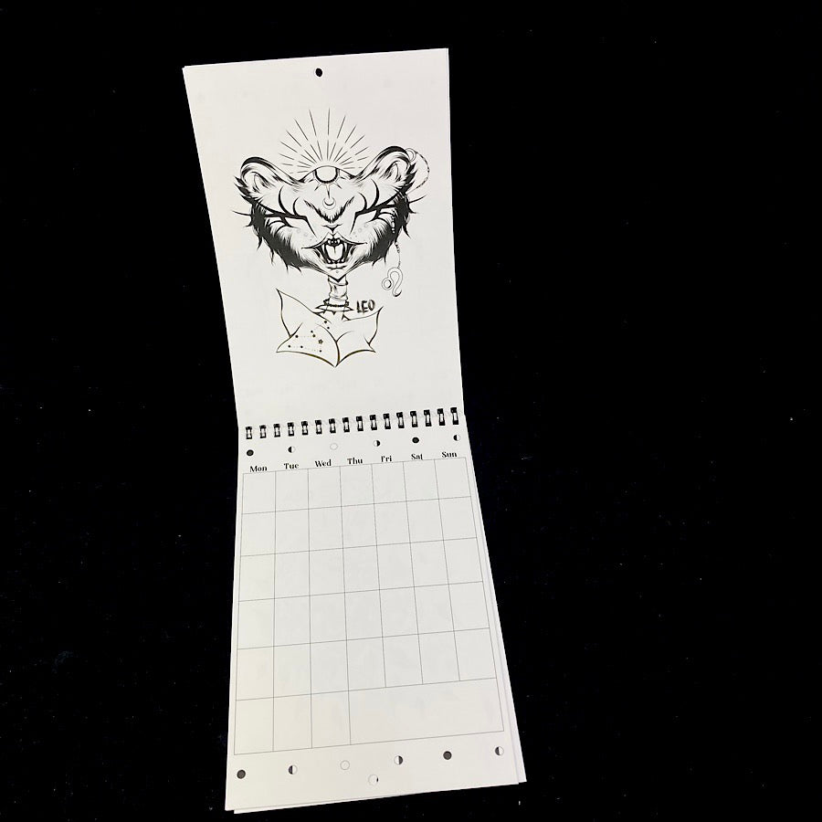 Bluumangoo 12-Month Open Date Wall Calendar image 2