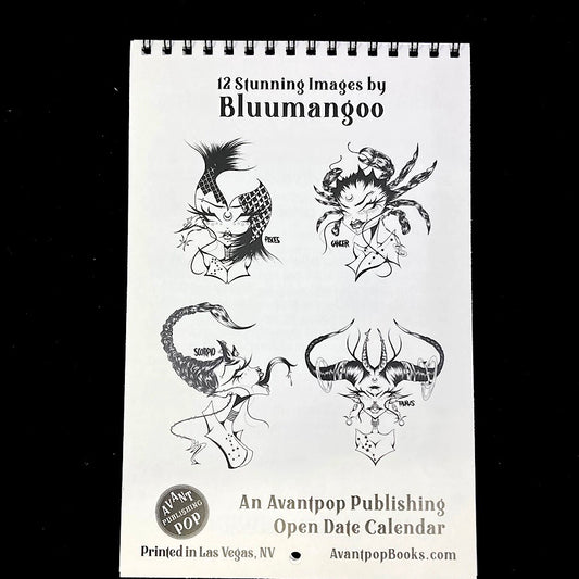 Bluumangoo 12-Month Open Date Wall Calendar image 1