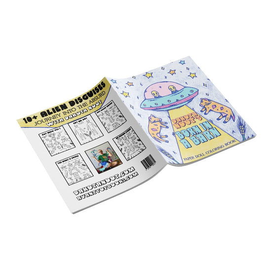 Dakota Noot's Born in a Barn Paper Doll Coloring Book image 1