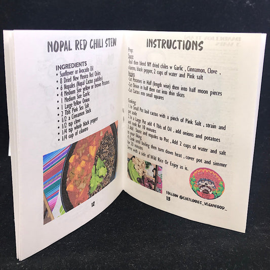 Native Plant Based Foods Vol. 1 & Vol. 2 Cookbook Mini Zine image 1