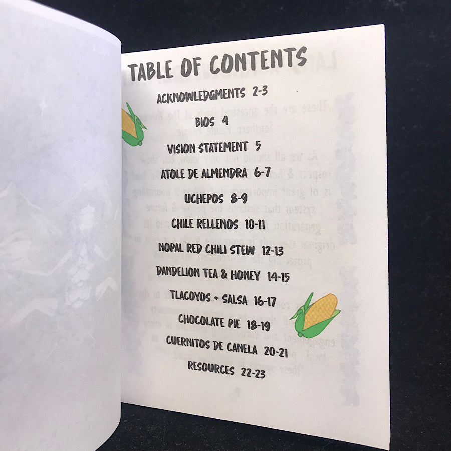 Native Plant Based Foods Vol. 1 & Vol. 2 Cookbook Mini Zine image 2