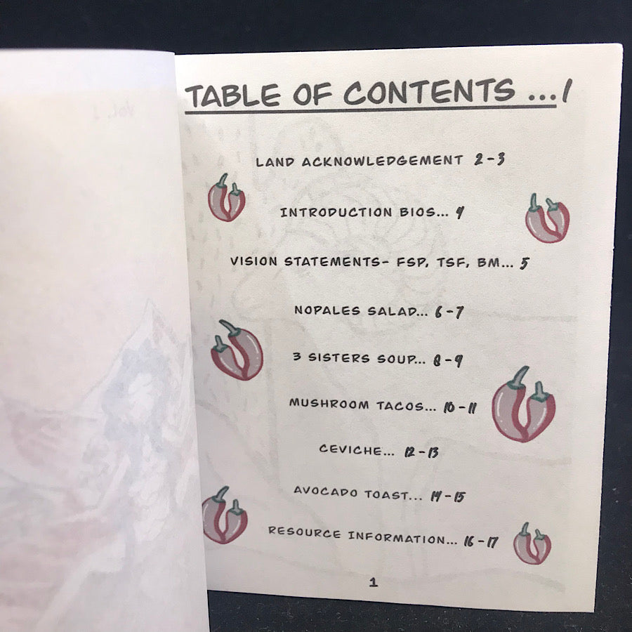 Native Plant Based Foods Vol. 1 & Vol. 2 Cookbook Mini Zine image 3