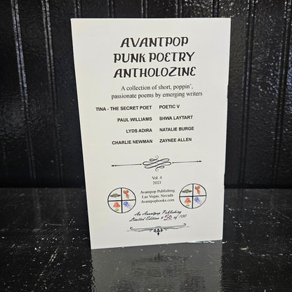 Vol. 4 Avantpop Punk Poetry Antholozine image 1